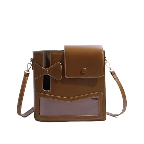 AONEGOLD Wasserflaschenhalter Tasche für Stanley Cup Verstellbarem Schultergurt Wasserflaschen Umhängetasche Tragbare Tragetasche mit Fach Multifunktionale Damen Crossbody Tasche (Braun) von AONEGOLD