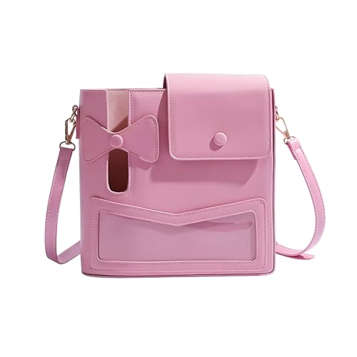 AONEGOLD Wasserflaschenhalter Tasche für Stanley Cup Verstellbarem Schultergurt Wasserflaschen Umhängetasche Tragbare Tragetasche mit Fach Multifunktionale Damen Crossbody Tasche (Rosa) von AONEGOLD