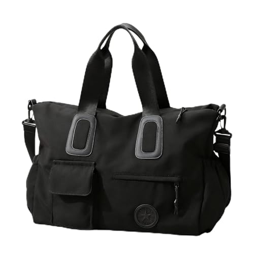 AONETIGER Handgepäck Reisetasche Damen Leicht Umhängetasche Große Fitnesstasche Handtasche Shopper Crossbody Schultertaschen (BK) von AONETIGER