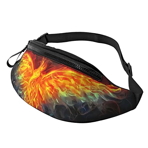 Bauchtasche für Damen Herren Phoenix Bird Reborn from The Ashes Niedliche Gürteltasche Geldbörse Sporttasche Handytasche von AOOEDM