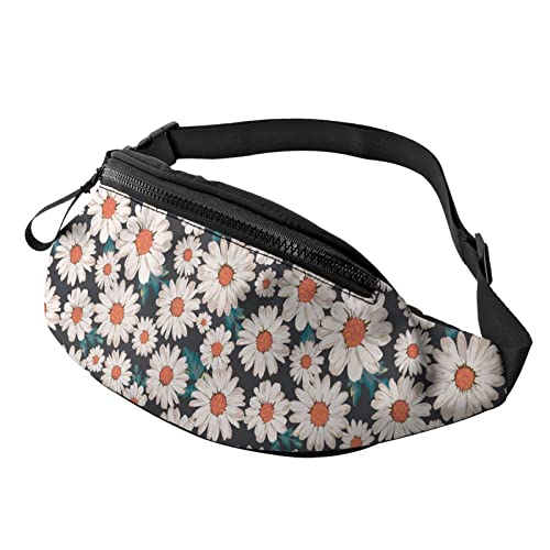 Blossom Gänseblümchen Blumenmalerei Gürteltasche Sport Casual Hüfttasche für Damen Herren Modisch von AOOEDM