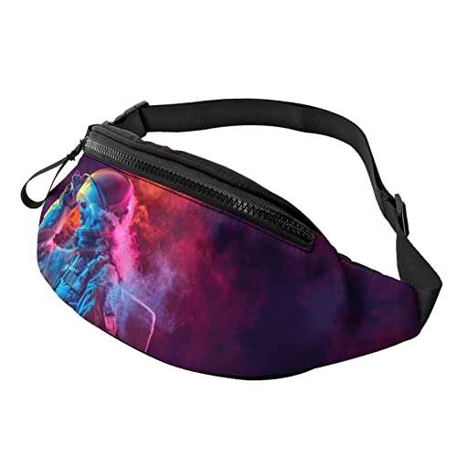 ColoredPhychedelic Future Astronaut Fanny Pack Sport Casual Hüfttasche für Damen Herren Modisch von AOOEDM