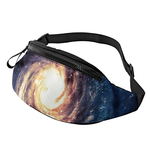 Cosmic Black Hole Mysterious Space Gürteltasche Sport Casual Hüfttasche für Damen Herren Modisch von AOOEDM