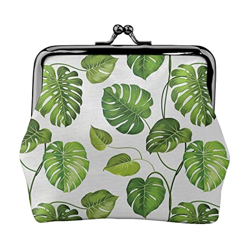 Creeper Damen-Leder-Geldbörse, Kleingeldbeutel mit Kiss-Lock-Verschluss, Schnallen-Geldbörse für Mädchen-Geschenk von AOOEDM