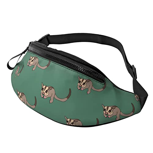 Cute Sugar Glider Große Bauchtasche für Männer, Geschenke für Sport, Training, Reisen, Laufen, lässige Gürteltasche von AOOEDM