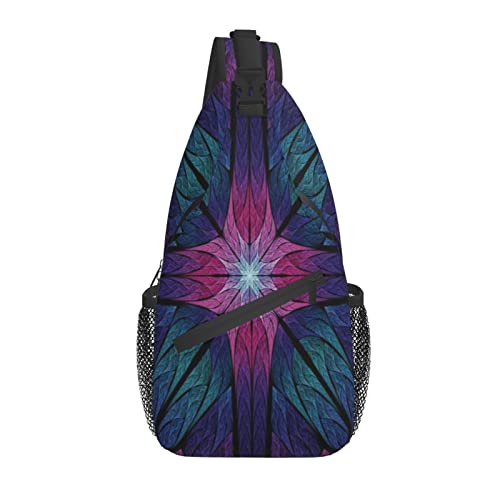 Daypack Sling Bag Tribal Indianer Afrikanische Ethnische Symbole Brustschulterrucksack Interessante Umhängetasche von AOOEDM