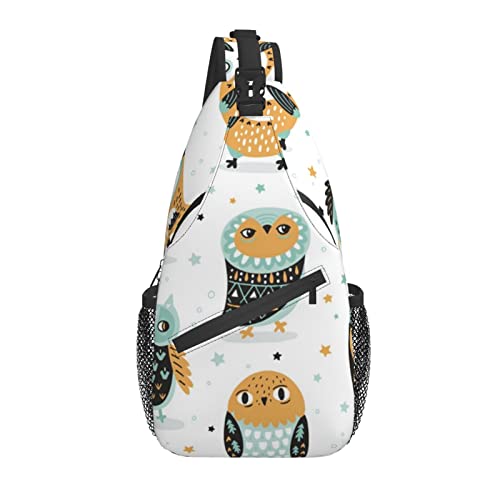 Daypack Sling Bag Uhu Umhängetaschen Klassische Umhängetasche von AOOEDM