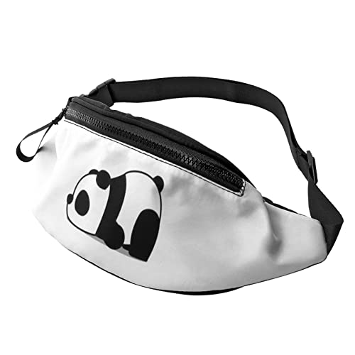 Entzückender Tier-Panda liegend faul Bauchtasche Sport lässig Hüfttasche für Damen Herren modisch von AOOEDM