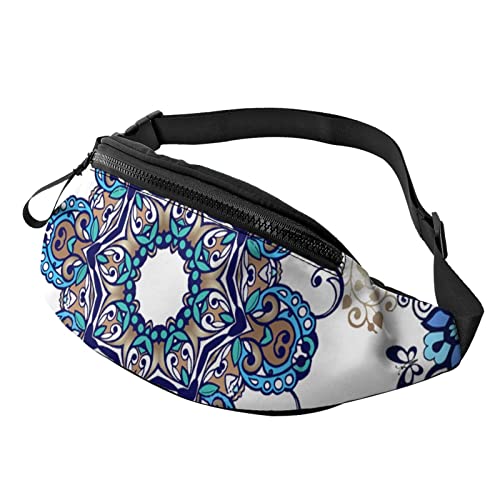 Fanny Packs Taschentuch Oriental Mandala Men Verstellbarer Reißverschluss Hüfttasche Fanny Packs Taschentuch Oriental Mandala Men Verstellbarer Reißverschluss Hüfttasche von AOOEDM