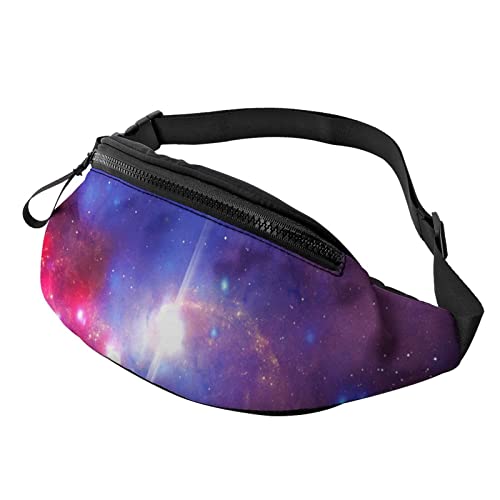 Galaxy Space Psychedelic Starry Sky Gürteltasche Sport Casual Hüfttasche für Damen Herren Modisch von AOOEDM