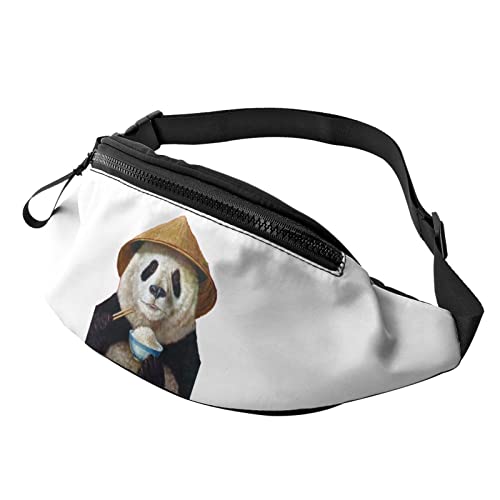 Giant Panda isst gerne Reis Bauchtasche Sport Casual Hüfttasche für Damen Herren Modisch von AOOEDM