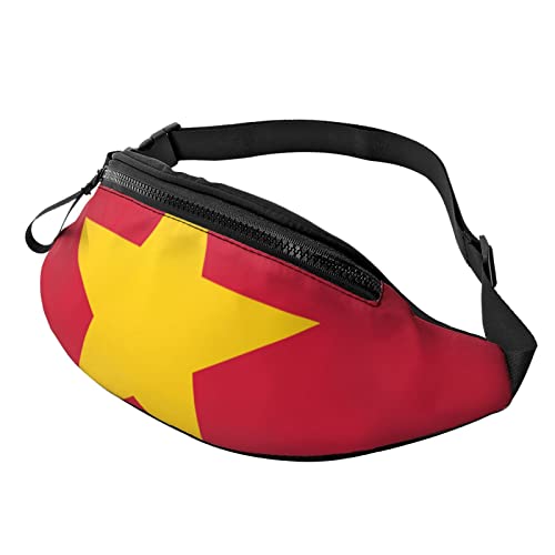 Große Gürteltasche mit Suriname-Flagge für Männer, Geschenke für Sport, Training, Reisen, Laufen, lässige Gürteltasche von AOOEDM