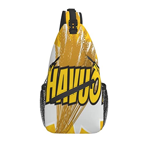 Happy Shavuot Cross Chest Bag Diagonally Sling Rucksack Crossbody Umhängetasche Reisen Wandern Daypacks für Männer Frauen von AOOEDM