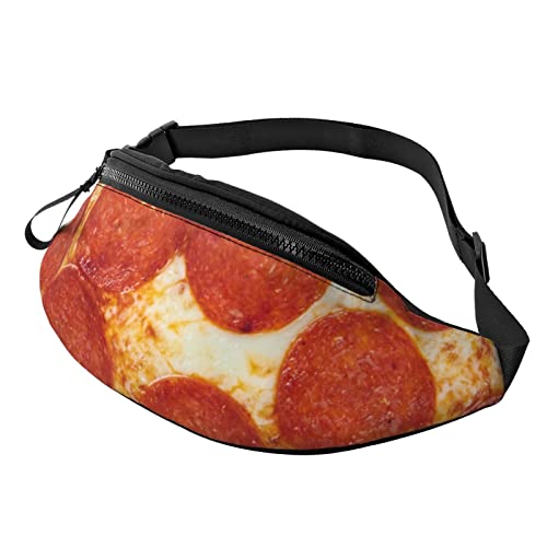 Italienischer Pizzateig, große Bauchtasche für Männer, Geschenke für Sport, Training, Reisen, Laufen, lässige Gürteltasche von AOOEDM