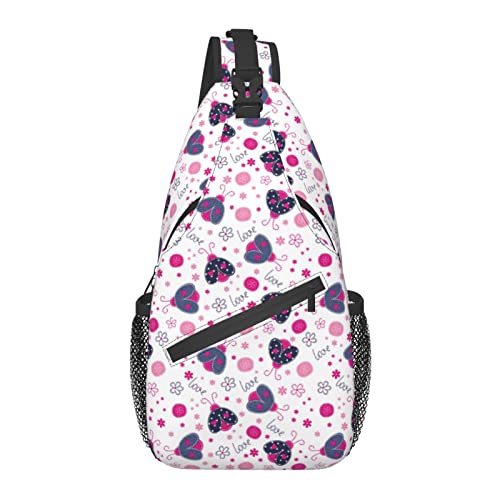 -Umhängetasche, süße Umhängetasche, Damen-Schulterrucksack, lässiger Brust-Tagesrucksack, Tasche von AOOEDM
