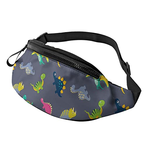 Niedliche Cartoon-Dinosaurier-Fanny-Pack-Sport-beiläufige Hüfttasche für Frauen-Männer Modisch von AOOEDM