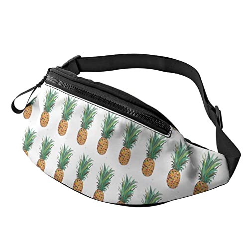 Pine Colorful Art Tropical Fruit Fanny Pack Sport Casual Hüfttasche für Damen Herren Modisch von AOOEDM