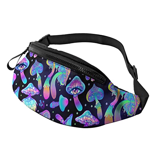 Psychedelic Magic Mushroom Fanny Pack Sport Casual Hüfttasche für Damen Herren Modisch von AOOEDM