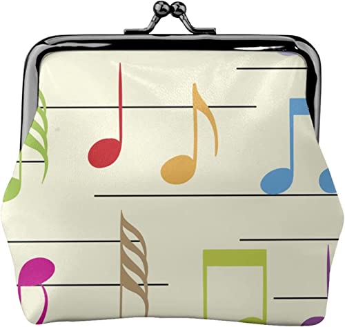 Seamless Colors On Lines Damen-Leder-Geldbörse, Kleingeldbeutel mit Kiss-Lock-Verschluss, Schnallen-Geldbörse für Mädchen-Geschenk von AOOEDM