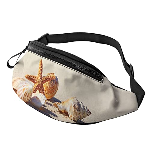 Muschel Meer Tier Strand Gürteltasche Sport Casual Hüfttasche für Damen Herren Modisch von AOOEDM
