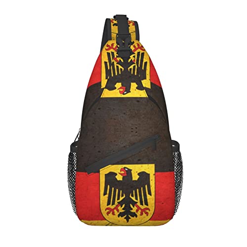 Sling Backpackany Flag Reisen Wandern Tagesrucksack Muster Seil Umhängetasche von AOOEDM