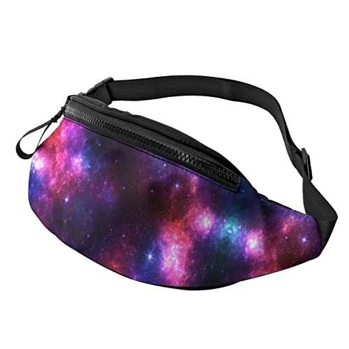Space Scape Colorful Universe Galaxy Gürteltasche Sport Casual Hüfttasche für Damen Herren Modisch von AOOEDM
