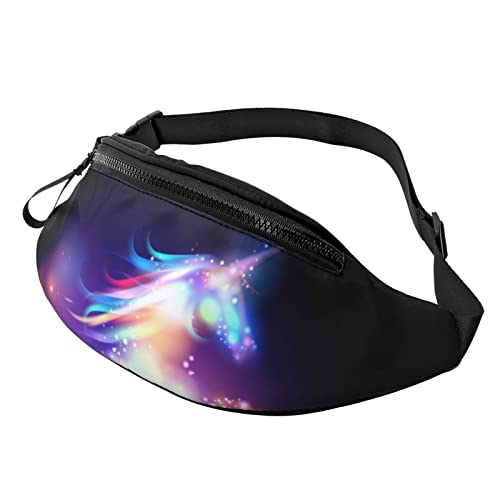 Unicorns Galaxy Große Bauchtasche für Männer, Geschenke für Sport, Training, Reisen, Laufen, lässige Gürteltasche von AOOEDM