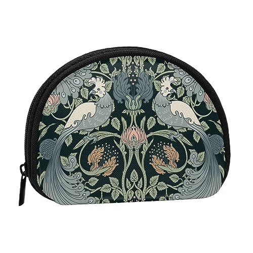 Vintage Wittle Bird Floral Geldbörse für Damen und Mädchen, Kleingeld-Geldbörse, zum Mitnehmen, Kleingeld-Geldbörse, Kartenhalter, Schlüsselhalter von AOOEDM