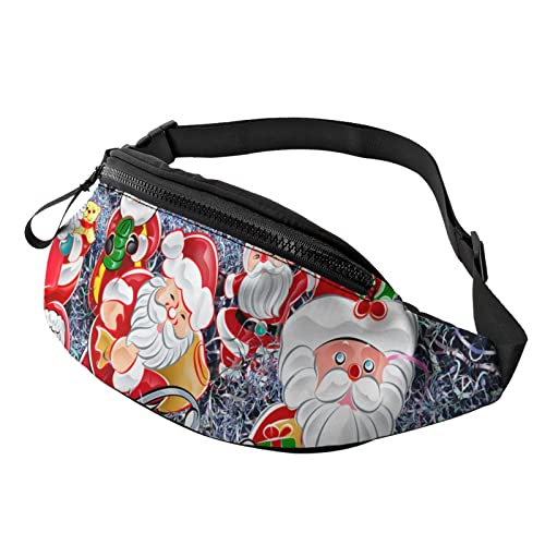 Weihnachtsmann Festival Gürteltasche Sport Casual Hüfttasche für Damen Herren Modisch von AOOEDM