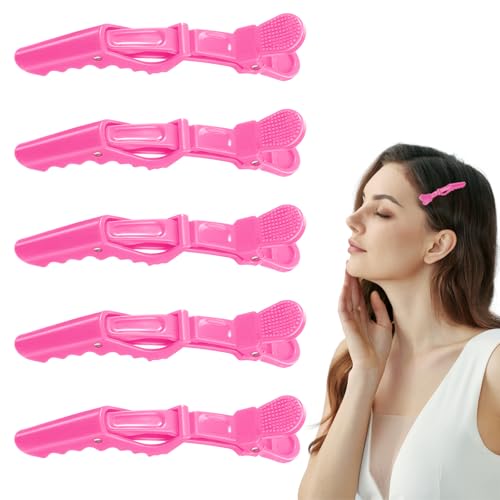 5 Stück Haarklemmen Haarclips, Friseur Clips, Professionelle Styling Haarklammern für Damen von AOOGON