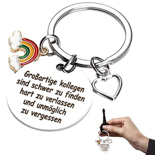 AOOGON Kollegen Abschied Schlüsselanhänger Geschenk, Kollegin Freundschaftsgeschenke, Motivationsgeschenke Aufmunterung Geschenke für Kollegin (1PC) von AOOGON