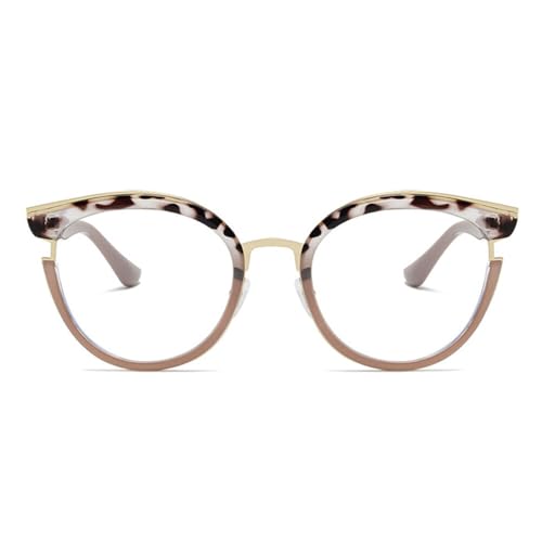 AOOLIA Runden Lesebrille Damen, TR90 Klare Sicht Männer Frauen Lesebrille Lesehilfe, Blaulichtbrille Sehhilfe Lesebrillen (Grau, 3, x) von AOOLIA