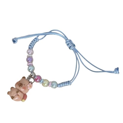 AOOOWER 2023 schwarze Reisperlen-Monster-Armbänder für Damen, leicht, luxuriöses Design, exquisites hochwertiges Boudoir-Paar, verstellbar, 4.68x3.9in, Reisperlen + Legierung, Kein edelstein von AOOOWER