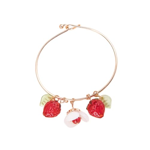 AOOOWER 3D-Erdbeer-Halskette/Ohrringe/Armband-Accessoires mit lebendigem Aussehen und elegantem Schmuck für Damen und Mädchen AOOOWER 3D-Erdbeer-Halskette/Ohrringe/Armband-Accessoires mit lebendigem Aussehen und elegantem Schmuck für Damen und Mädchen von AOOOWER