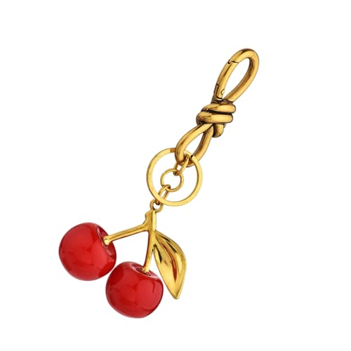 AOOOWER Anhänger Schlüsselanhänger für Taschen und Geldbörsen, lebendiger Obst-Schlüsselanhänger, Harz, geeignet für Reisen und von AOOOWER