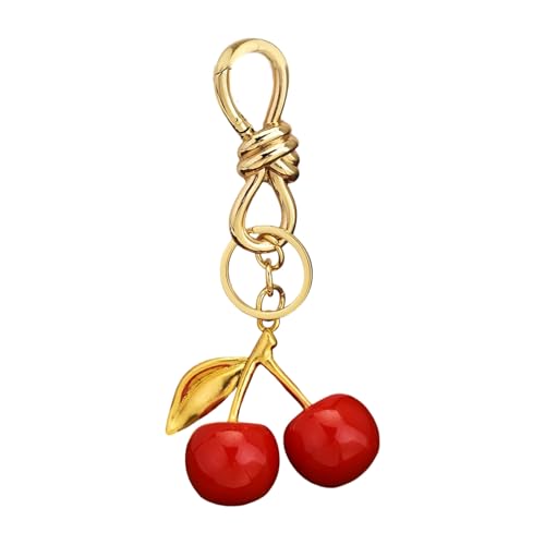 AOOOWER Anhänger Schlüsselanhänger für Taschen und Geldbörsen, lebendiger Obst-Schlüsselanhänger, Harz, geeignet für Reisen und von AOOOWER