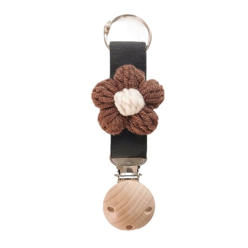 AOOOWER Blumenförmiger Hutclip für Reisen, stilvoller Rucksack-Anhänger, Damen-Handtaschen-Zubehör, tragbarer Hut-Befestigung, 12,5 cm, Wolle + hölzerner Metallclip + Gummiband, Kein Edelstein AOOOWER Blumenförmiger Hutclip für Reisen, stilvoller Rucksack-Anhänger, Damen-Handtaschen-Zubehör, tragbarer Hut-Befestigung, 12,5 cm, Wolle + hölzerner Metallclip + Gummiband, Kein Edelstein von AOOOWER