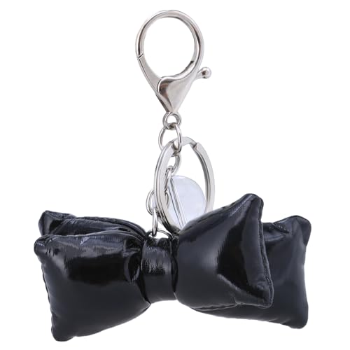 AOOOWER Bowtie Keychain Bowknot Charm Key Chain Butterfly Knot Keyring Detachable Phone Lanyard Ornament for Fashionable, 10 cm, PU + Legierung, Kein Edelstein von AOOOWER