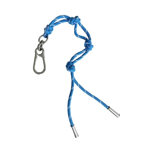 AOOOWER Bunter Kordel-Schlüsselanhänger, 20 kg Tragkraft, buntes Seil, Schlüsselanhänger, Zubehör, geeignet für Outdoor-Sportarten, 5.85x3.9in, Polyester-Legierung, Kein Edelstein AOOOWER Bunter Kordel-Schlüsselanhänger, 20 kg Tragkraft, buntes Seil, Schlüsselanhänger, Zubehör, geeignet für Outdoor-Sportarten, 5.85x3.9in, Polyester-Legierung, Kein Edelstein von AOOOWER