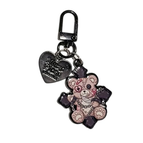 AOOOWER Dark Creature Schlüsselanhänger, Dekoration, zarte Gravur, Tier-Schlüsselanhänger, doppelseitig, geprägter Anhänger für dunkle Tiere, 2.73x3.12in, Acryllegierung, Kein Edelstein von AOOOWER