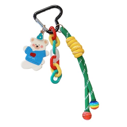 AOOOWER Edelstahl-Schlüsselanhänger mit Dargonkopf, einzigartiger Schlüsselschmuck, geeignet für den täglichen Gebrauch und den Außenbereich, Size Approx. 4.53inch11.5cm, Aus Edelstahl, Kein Edelstein von AOOOWER