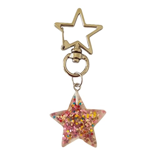 AOOOWER Einzigartiger Schlüsselanhänger aus Harz, Herzanhänger, Schlüsselhalter, modisches Accessoire für Schlüssel, 24x23mm 27x30mm, Harz, Kein Edelstein von AOOOWER