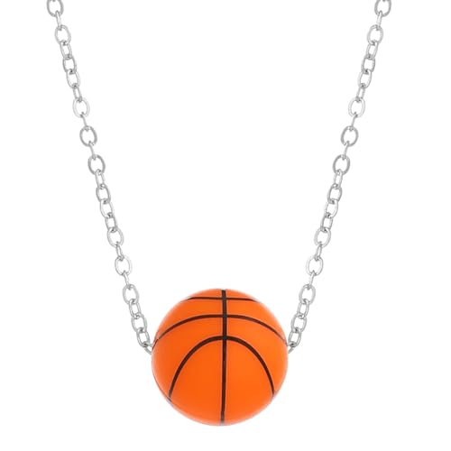 AOOOWER Einzigartiger Volleyball-Halsreif, Fußball/Baseball-Anhänger, Basketball/Schlüsselbein-Kette, Bekleidungsdekorationen AOOOWER Einzigartiger Volleyball-Halsreif, Fußball/Baseball-Anhänger, Basketball/Schlüsselbein-Kette, Bekleidungsdekorationen von AOOOWER