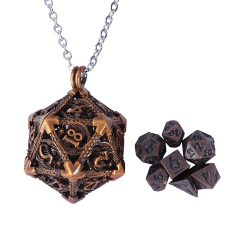 AOOOWER Elegante Metall-Halskette, hohles Würfel-Set, Anhänger, Schlüsselbeinkette, Hip-Hop-Schlüsselbeinkette, Schmuck für Frauen, 605cm 3x3x3cm 6mm, Metall, Kein Edelstein von AOOOWER