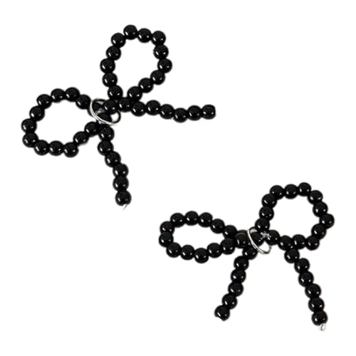 AOOOWER Elegante Perlenschleife Schuhclips Charm Schuhe Dekoration verstellbare Größen Mode-Accessoire für Damen, 3.5cm*4.5cm, Kunstperlen, Kein Edelstein von AOOOWER