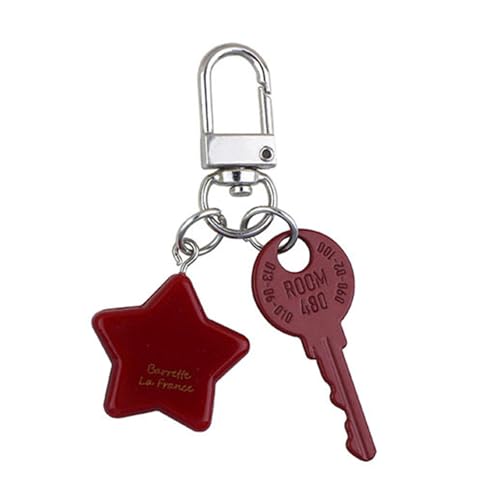 AOOOWER Eleganter Dackel-Schlüsselanhänger aus Metall und Ledertextur, geeignet für modische Frauen, 13.7CM7.5CM18.5CM14CM, Zinklegierung, Kunstleder, Kein Edelstein von AOOOWER