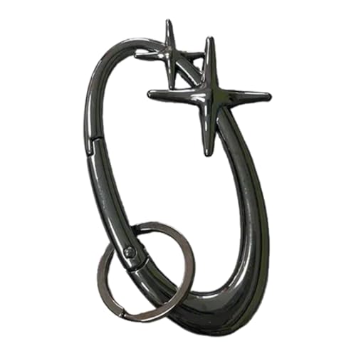 AOOOWER Extra großer glänzender Karabiner-Schlüsselanhänger, extra groß, glänzender Karabiner, Schlüsselanhänger, Taschenanhänger in verschiedenen Formen für Herren, 8cm 10cm 13cm, Zinklegierung, Kein AOOOWER Extra großer glänzender Karabiner-Schlüsselanhänger, extra groß, glänzender Karabiner, Schlüsselanhänger, Taschenanhänger in verschiedenen Formen für Herren, 8cm 10cm 13cm, Zinklegierung, Kein von AOOOWER