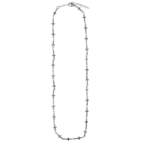 AOOOWER Halskette mit Vintage-Kreuz-Anhänger für Männer und Frauen, Gothic-Accessoires, modischer Schmuck für Mode-Enthusiasten AOOOWER Halskette mit Vintage-Kreuz-Anhänger für Männer und Frauen, Gothic-Accessoires, modischer Schmuck für Mode-Enthusiasten von AOOOWER