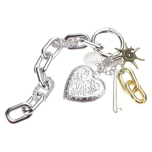 AOOOWER Handgefertigter Schlüsselanhänger mit Kirschen und Schleife, Herz/schwarze Pompons, Schlüsselband für Damen, modisches Accessoire für den täglichen Gebrauch, 4.68x4.29in, Kinder-Wakin, Kein AOOOWER Handgefertigter Schlüsselanhänger mit Kirschen und Schleife, Herz/schwarze Pompons, Schlüsselband für Damen, modisches Accessoire für den täglichen Gebrauch, 4.68x4.29in, Kinder-Wakin, Kein von AOOOWER