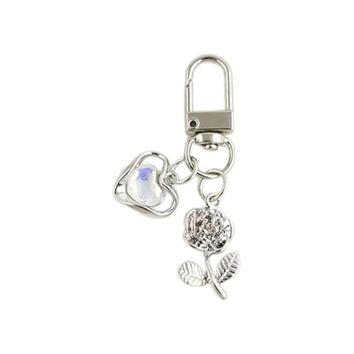 AOOOWER Mehrzweck-Herz-Schlüsselanhänger, tragbar, modisch, stabile Legierung, Zubehör für Handtaschen, 6cm, Metalllegierung, Kein Edelstein AOOOWER Mehrzweck-Herz-Schlüsselanhänger, tragbar, modisch, stabile Legierung, Zubehör für Handtaschen, 6cm, Metalllegierung, Kein Edelstein von AOOOWER